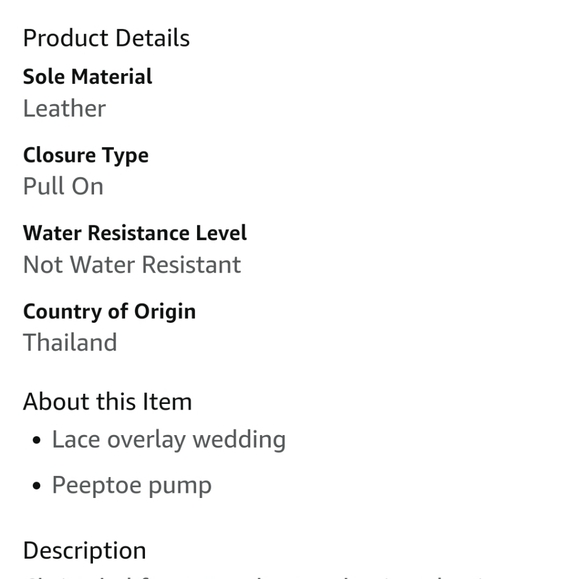 Paradox London "Christabel" Ivory Lace open toe heels Size 7M US - Picture 5 of 5